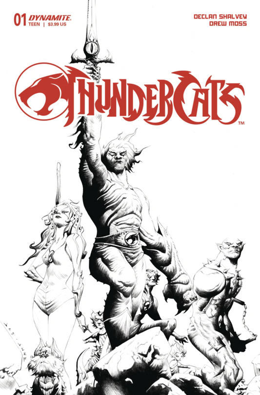 Thundercats #1 1:25 Lee Line Art Variant