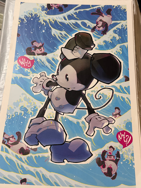 WhyNot?! Willie Tidal Wave Rose Besch 11x17 Print Limited to 100