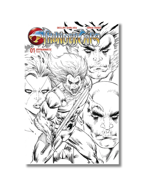 Thundercats #1 1:10 FOC Rob Liefeld B&W Variant