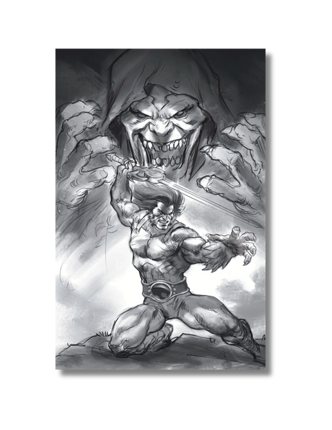 Thundercats #1 1:25 Lucio Parrillo Line Art Virgin Variant